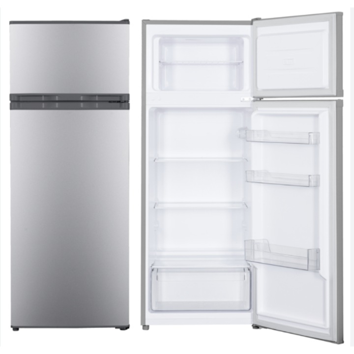 Combina frigorifica Geratek Sitka KG1200IL, argintiu, 143 cm