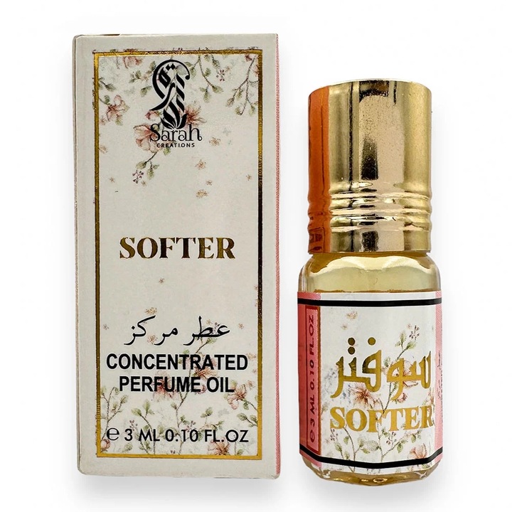 Parfüm SARAH, SOFTER, Parfümös olaj Unisex, 3 ml
