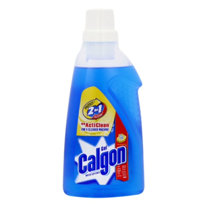 Calgon, Gel Anticalcar, 2in1, 750 ml, Pachet, 6 Bucati