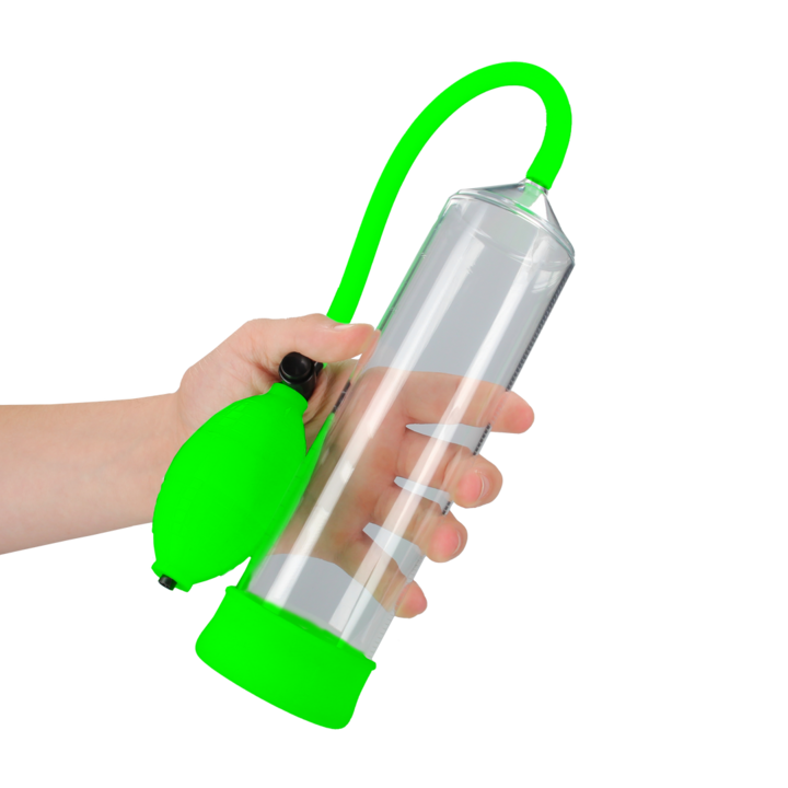 Помпа за пенис Ох! от Shots Classic с фосфоресциращ ефект