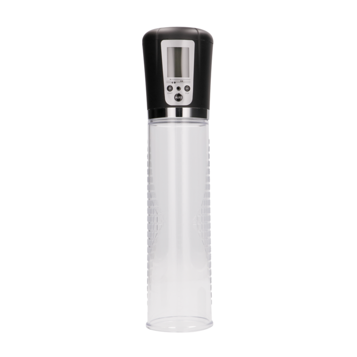 Пенис помпа, Pumped by Shots Premium, LCD екран, 25 см