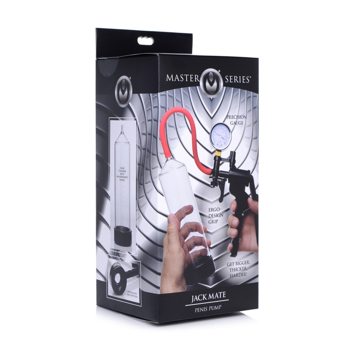 Péniszpumpa, XR Brands, Jack Mate, henger 23 cm