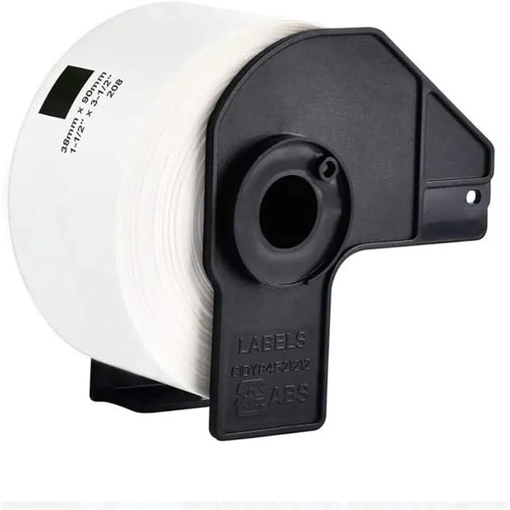 Ragasztószalag tekercs DK 11208 38 mm X 90 mm fehér kompatibilis Brother P-Touch QL 1000 sorozat / QL 1050 / QL 1050 N / QL 1060 N / QL 500 / QL 500 A / QL 500 QL 500 BS / BL500 560 / QL 570 / QL