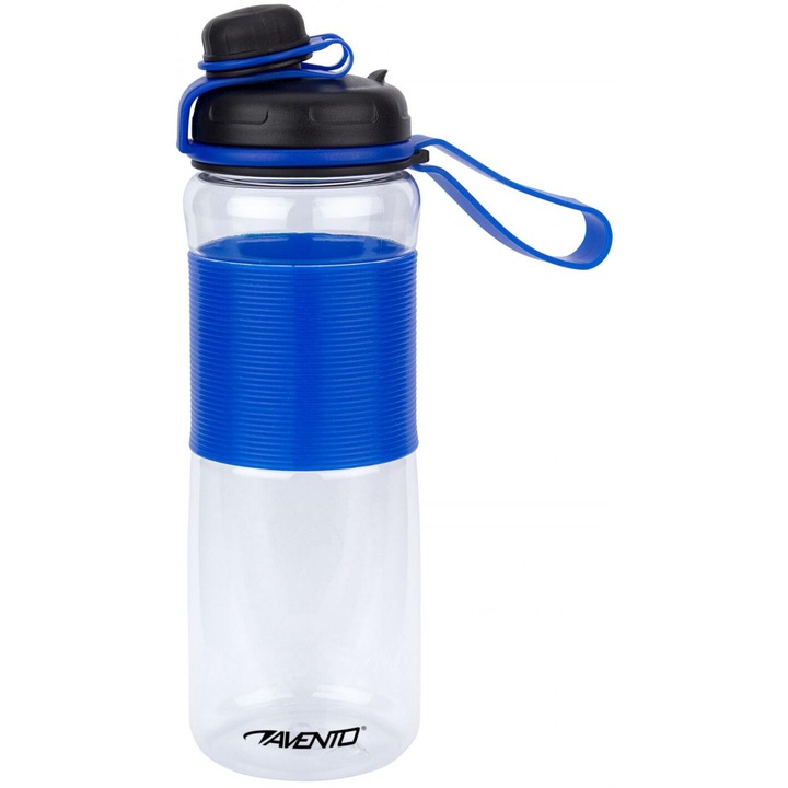 Csavaros vizes kulacs 0,6 l, kék, 0,6 l