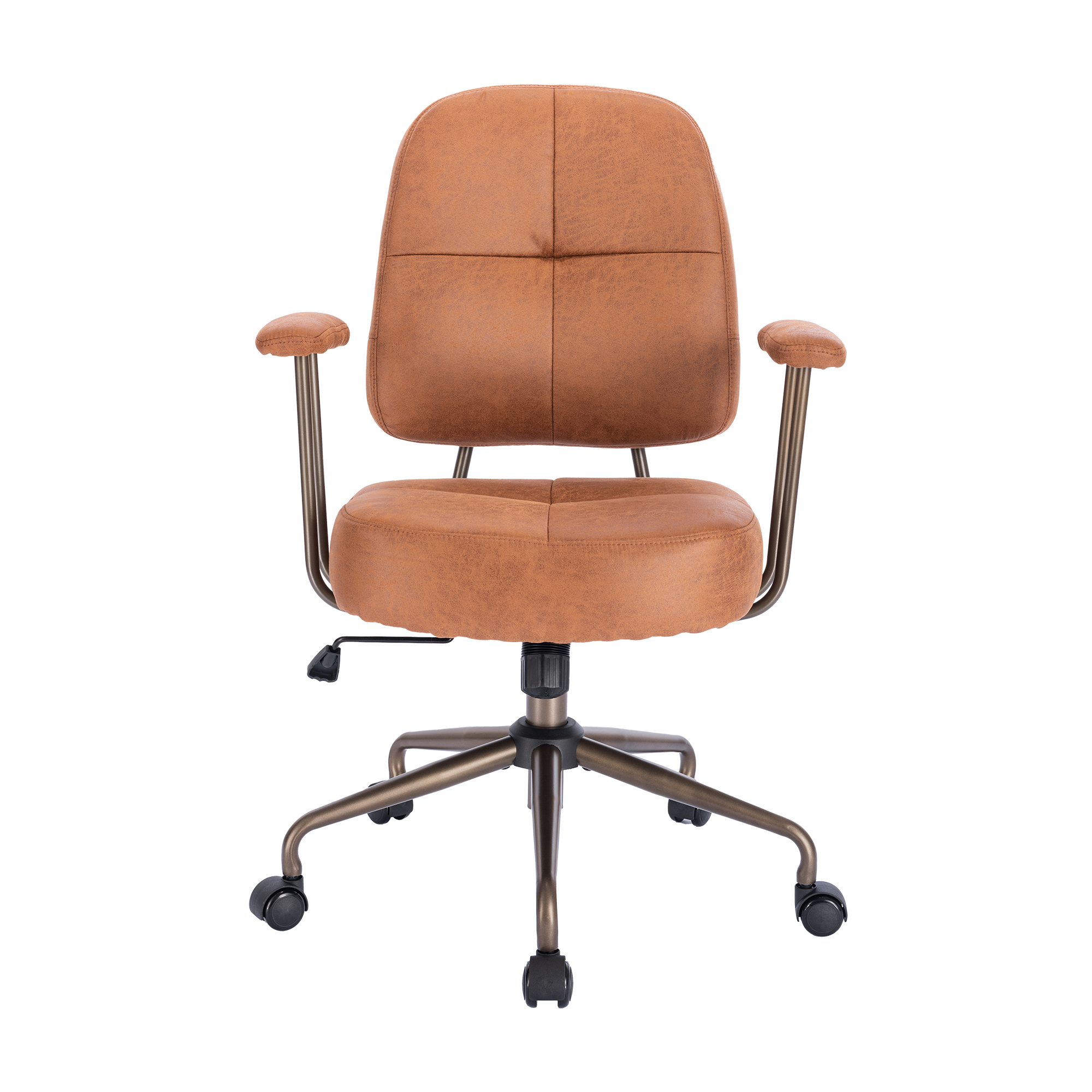 Scaun de birou Kring Delhi, piele ecologica, Maro