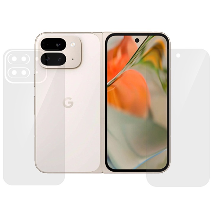 Комплект от 2 фолиа SILKASE за Google Pixel 9 Pro Fold, защита на телефона, възобновяем силикон