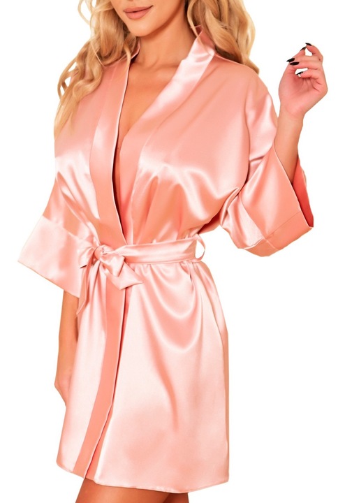 Halat din satin din colectia KALIMO, PANAMA, Roz