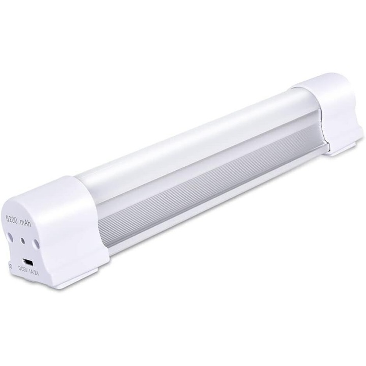 Преносимо LED фенерче LETOUR, 5 режима на светене, 4000 лумена, 5200mAh батерия, USB презареждаемо, магнитно, водоустойчиво