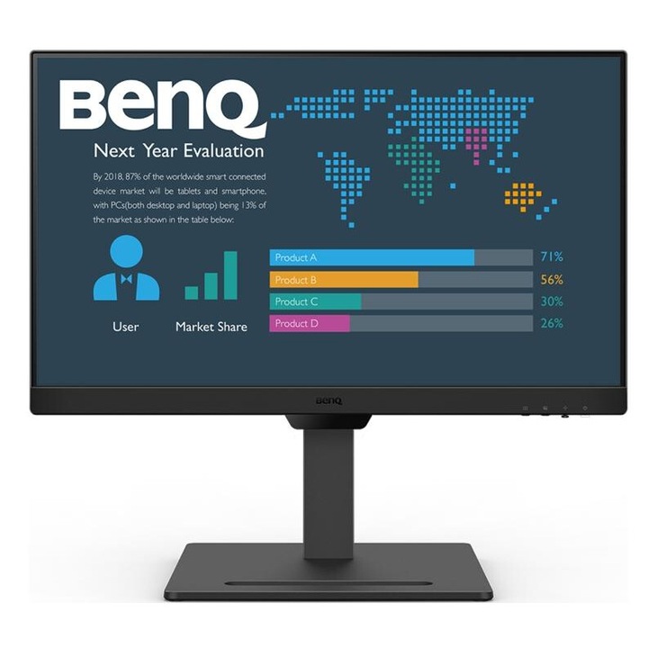 Monitor IPS LED BenQ 27" BL2790T, Full HD 1920 x 1080, Full HD 1920 x 1080, HDMI, DisplayPort, hangszórók, Pivot Black