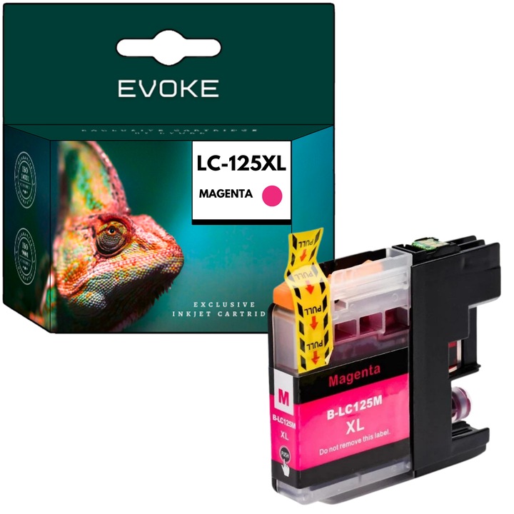 Brother 125XM magenta tintapatron, 15 ml, 1200 oldal, LC125XLM, kompatibilis a következő készülékkel: MFC-J6520DW MFC-J6720DW MFC-J6720DW MFC-J6720DW MFC-J6920DW