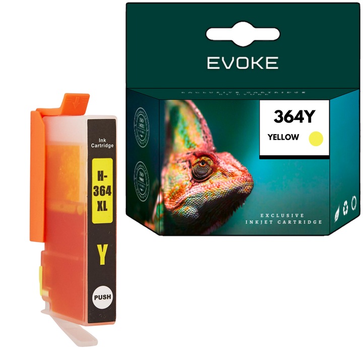 HP 364XY sárga tintapatron, 15 ml, 1870 oldal, CB325EE, kompatibilis a következő készülékkel: Photosmart 5510 5520 5524 3520 3070A