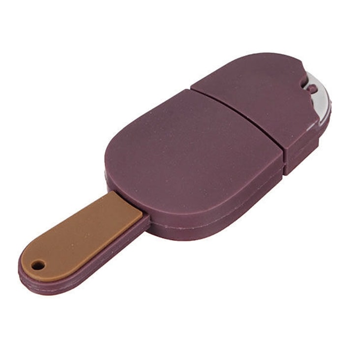 USB памет, Флашка, 4GB, модел сладолед, Преносим, Бърза скорост на трансфер, Розова