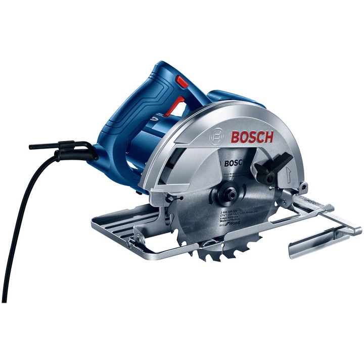 Циркуляр Bosch Professional GKS 140 06016B3020, 1400 W, 6200 об/мин, 184 мм диаметър на диска, Включени аксесоари