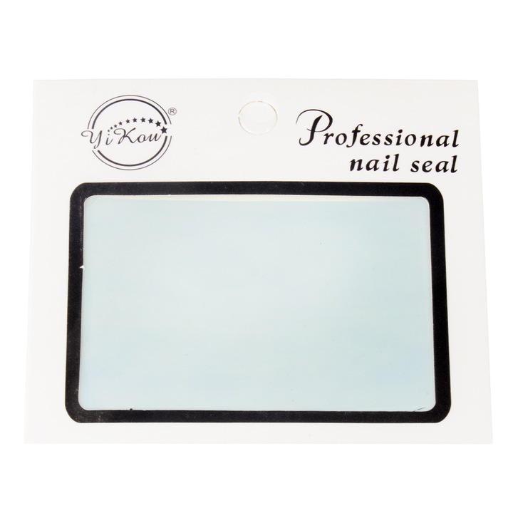 Set de 3 unități Decoratiune pentru unghii, Global Fashion, folie, albastru