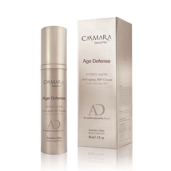 Arckrém, Pro és Pre-biotikumokkal, Age Defense, Casmara, 50 ml