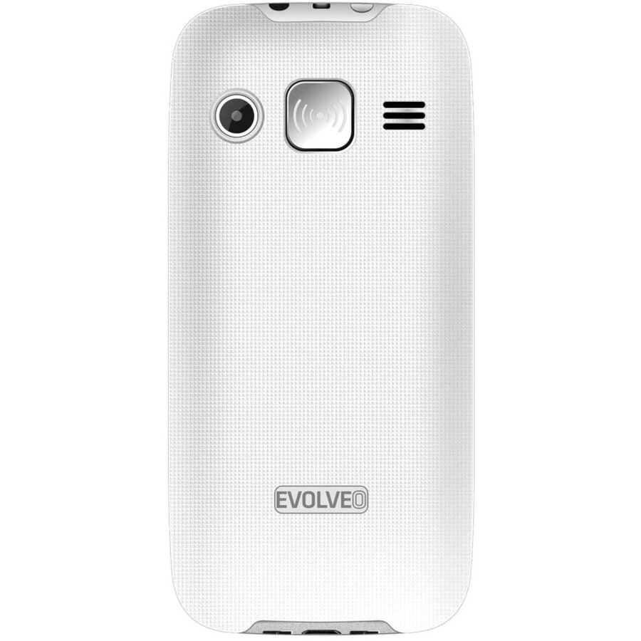 EVOLVEO EasyPhone XR, telefon mobil pentru seniori cu suport de incarcare, alb