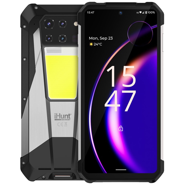 iHunt Tank 3 PRO mobiltelefon, 32 GB, 200 MP kamera, 512 GB, 5G