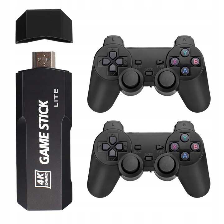 GD10 Game Stick 128G 4K HD конзола Двоен безжичен контролер за видеоигри 2.4G ретро конзола Arhatreya®，40000 PSP игри