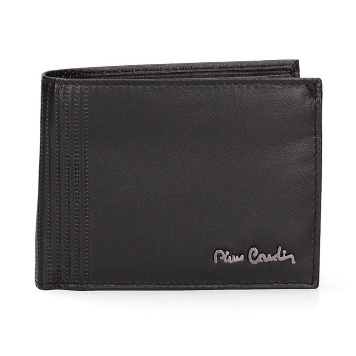 Pierre Cardin, Кожен портфейл, Черен