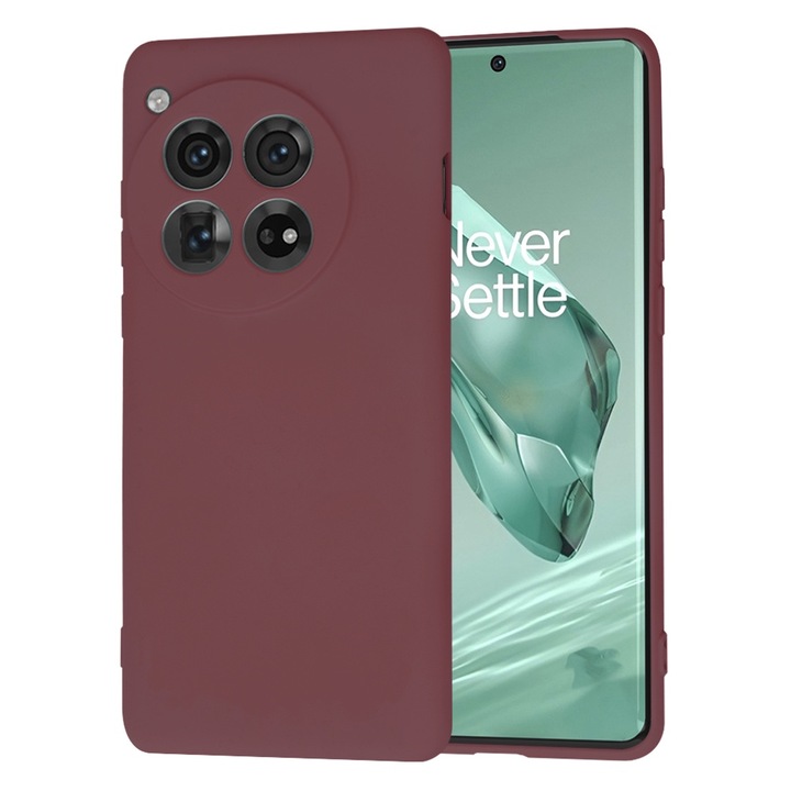 Високо защитен калъф за OnePlus 12, Tuds Sparkle, SoftFlex, U88, Canvas, Plum Elegant Ruby