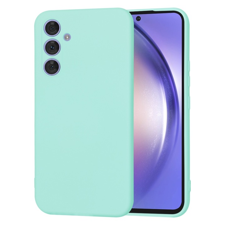 Védőtok Samsung Galaxy A54, Cipsir Safe, SoftFlex, Y12, szilikon, tengerkék