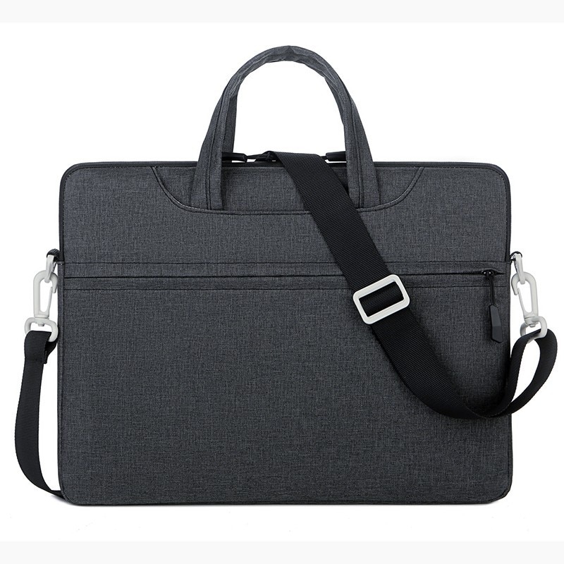 Geanta laptop HIDARLING, poliester, rezistenta la apa, negru, 15.6 inch