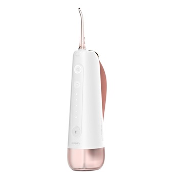 Portable oral irrigator Oclean W10 C02000052, 1400 pulsations/minute, 5 programs, 4 nozzles, 200 ml, alb/roz