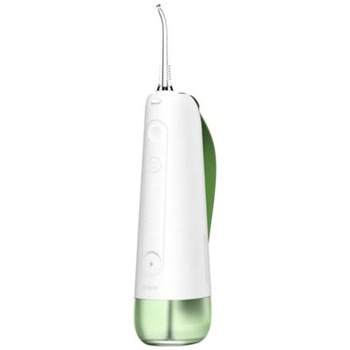 Portable oral irrigator Oclean W10 C02000051, 1400 pulsations/minute, 5 programs, 4 nozzles, 200 ml, alb/verde