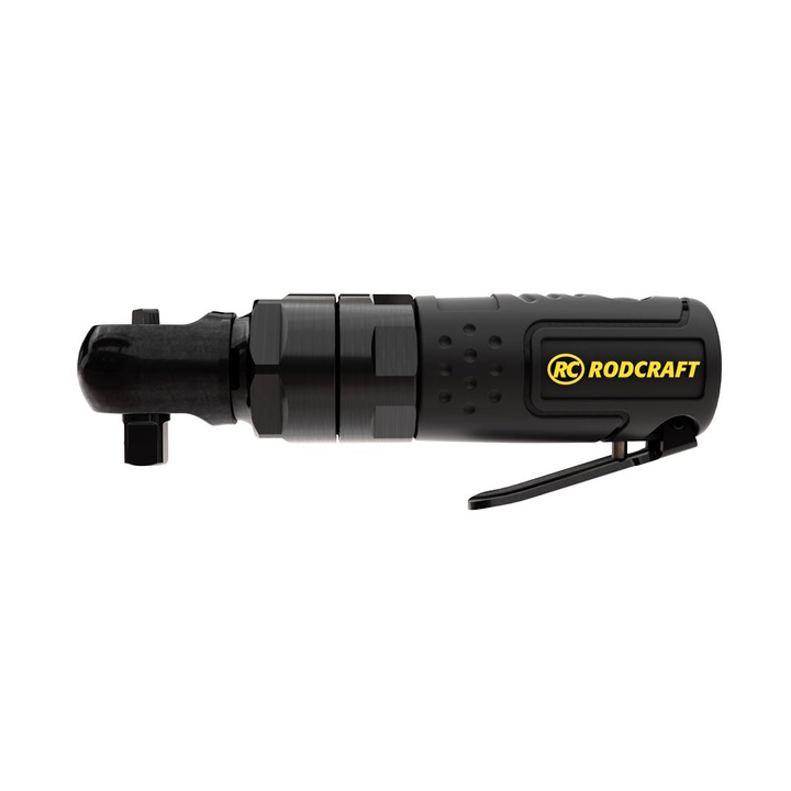 Cheie cu clichet, pneumatica, format MINI, cap patrat 3/8", priza aer 1/4", cuplu maxim 50Nm, Rodcraft RC3203