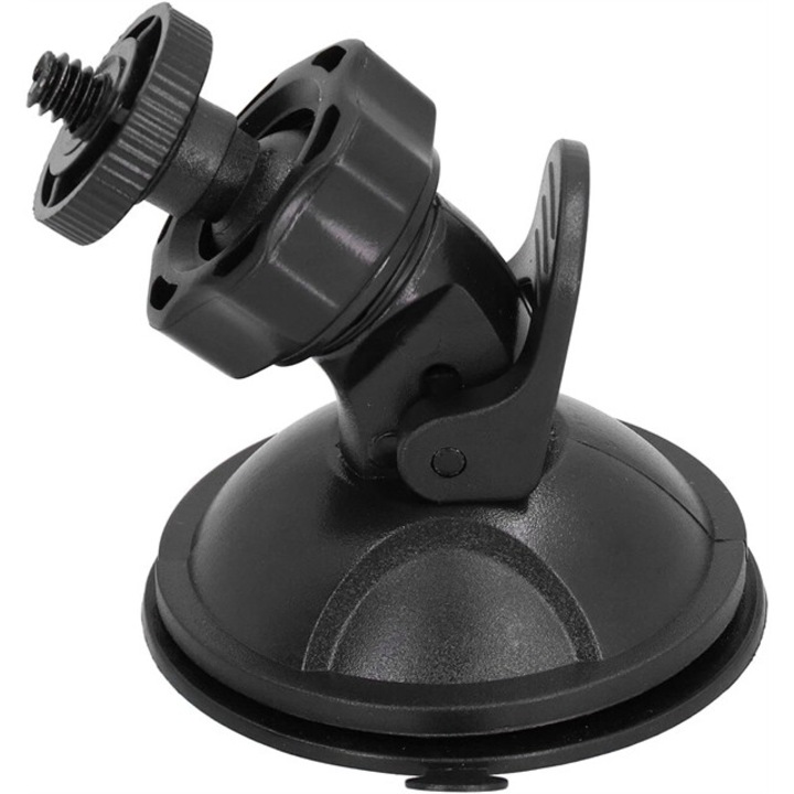 Tapadókorongos tartó szélvédő kamerához, egyszerű telepítés, műanyag, könnyen nyitható, fekete