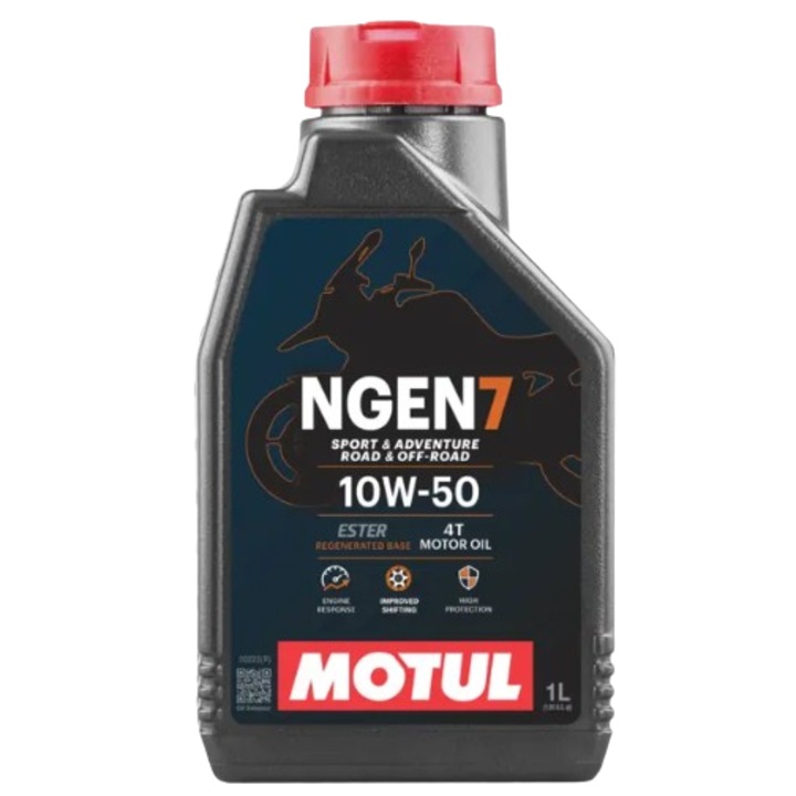Ulei motor moto MOTUL NGEN 7 10W50 4T, volum 1 litru, sintetic