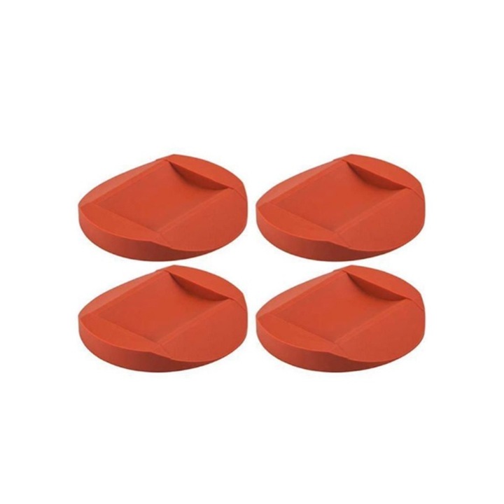 Комплект от 4 подложки против плъзгане Sunmostar, кафяви, 7.1x7.1x1см