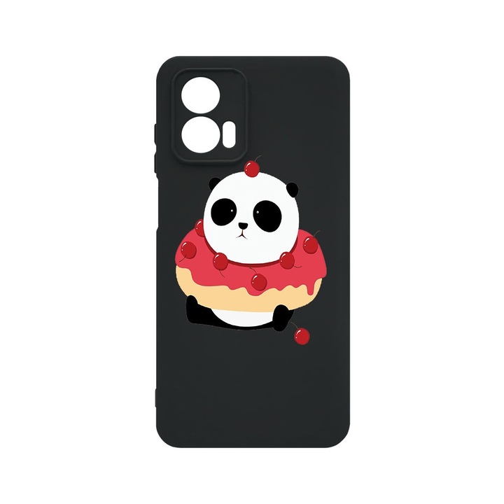 BestCase® Husa Slim SIlicon 0.8MM, Compatibila Cu Motorola Moto G85, Sweet Panda, Protectie Camera, Rezistenta la uzura, c-B 585