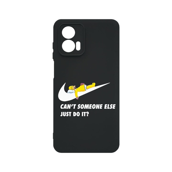 BestCase® Husa Slim SIlicon 0.8MM, Compatibila Cu Motorola Moto G85, Simpson Just Do It, Protectie Camera, Rezistenta la uzura, c-B 751