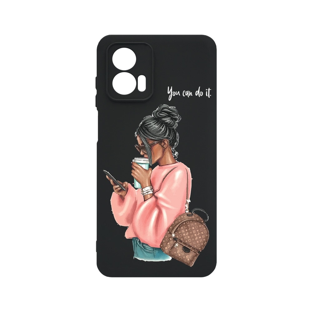 BestCase® Husa Slim SIlicon 0.8MM, Compatibila Cu Motorola Moto G85, Shopping Girl, Protectie Camera, Rezistenta la uzura, c-B 962