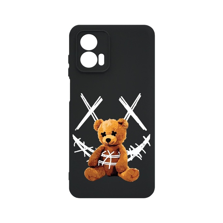 BestCase® Husa Slim SIlicon 0.8MM, Compatibila Cu Motorola Moto G85, Teddy Bear Smile, Protectie Camera, Rezistenta la uzura, c-B 982
