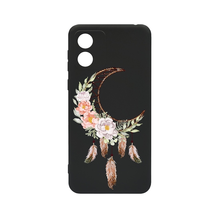 BestCase® Husa Slim SIlicon 0.8MM, Compatibila Cu Motorola Moto E14, Dreamcatcher, Protectie Camera, Rezistenta la uzura, c-B 951