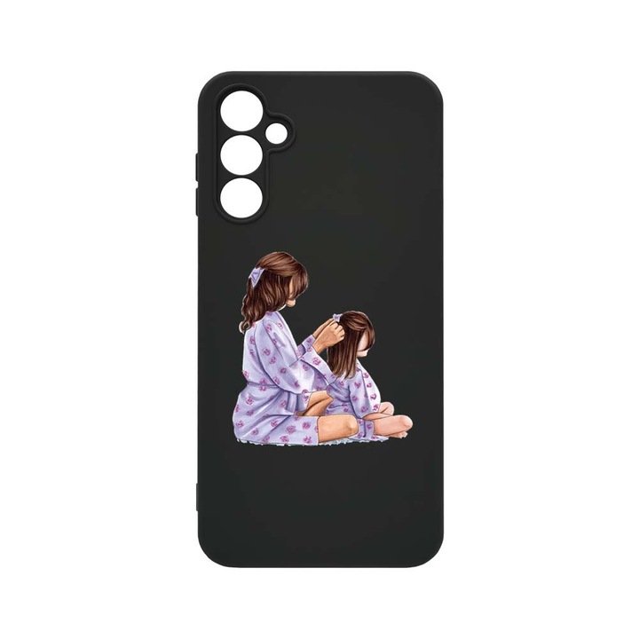 BestCase® Husa Slim SIlicon 0.8MM, Compatibila Cu Samsung Galaxy S24 FE, Princesses Gril Mom, Protectie Camera, Rezistenta la uzura, c-B 553
