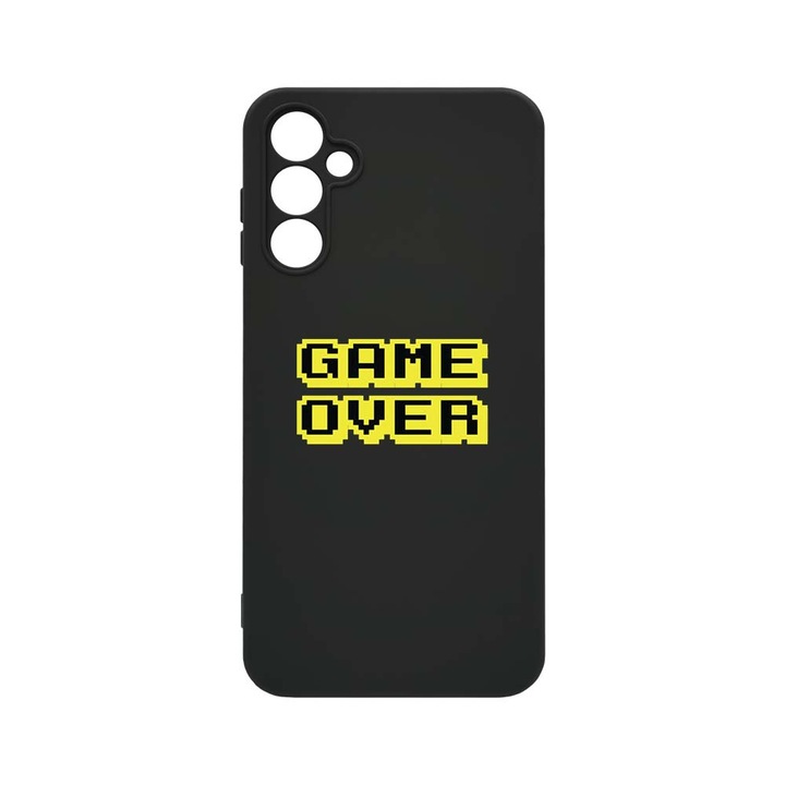 BestCase® Husa Slim SIlicon 0.8MM, Compatibila Cu Samsung Galaxy S24 FE, Game Over, Protectie Camera, Rezistenta la uzura, c-B 671