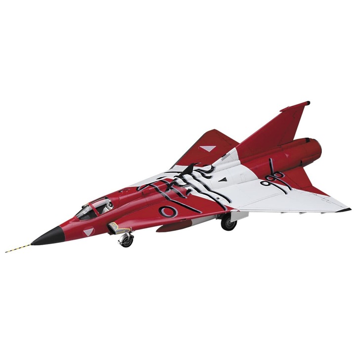 Megépítendő repülőgép-modell Hasegawa Osztrák Hadsereg Légiereje Saab J350 Draken "Austrian Special" Limited Edition 1:48 HAS 07519