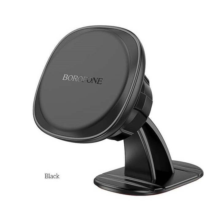 Autós telefontartó, névtest, erős mágnes, fekete