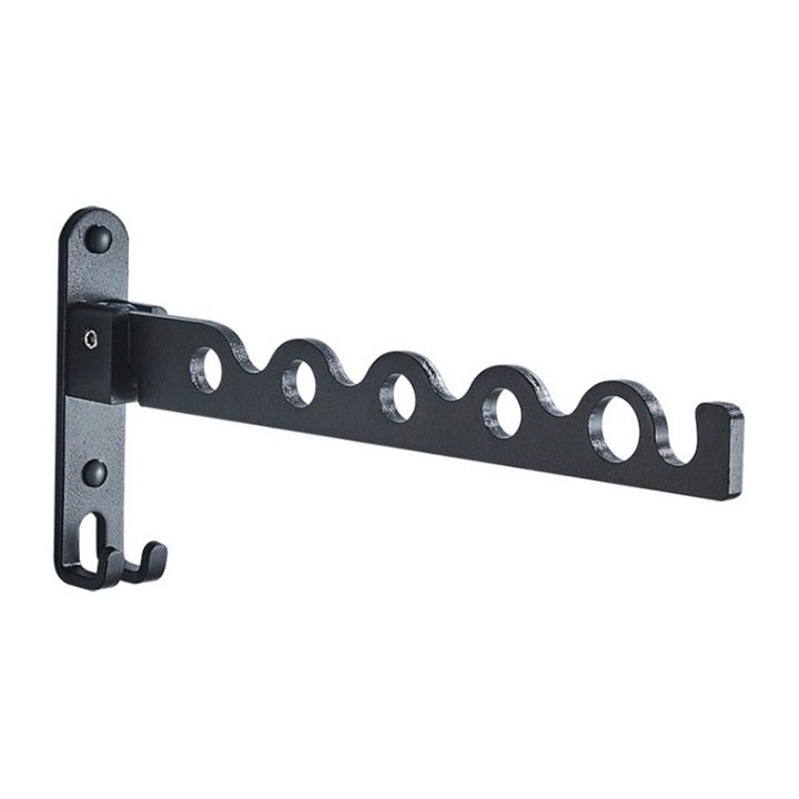 Сгъваем сушилник за дрехи Sunmostar, алуминиев, черен