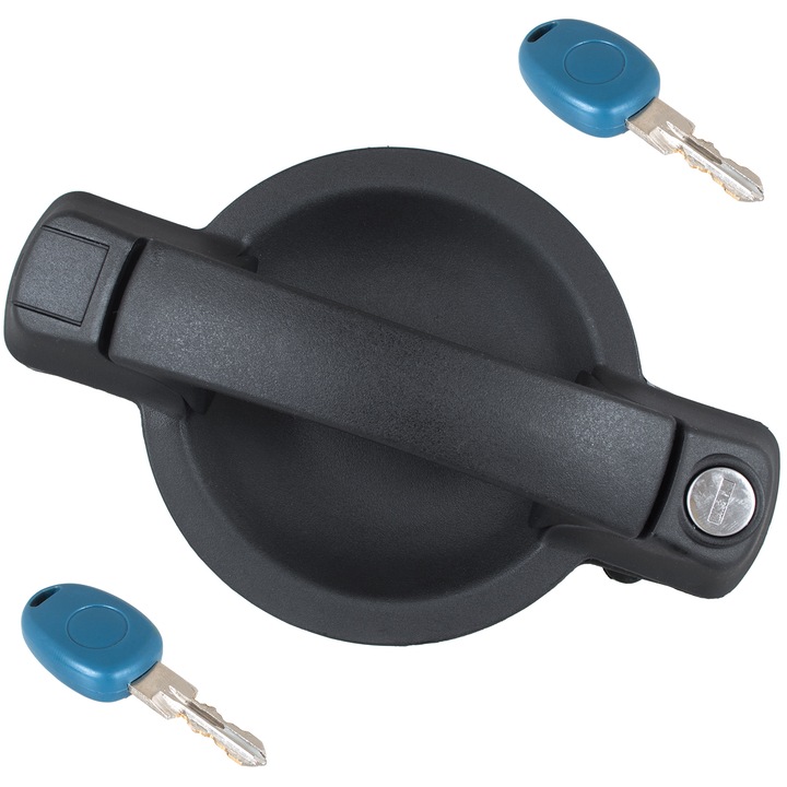 MODECAR oldalsó tolóajtó kilincs Fiat Doblo I 2000-2010-hez, zárral és 2 kulccsal, jobb