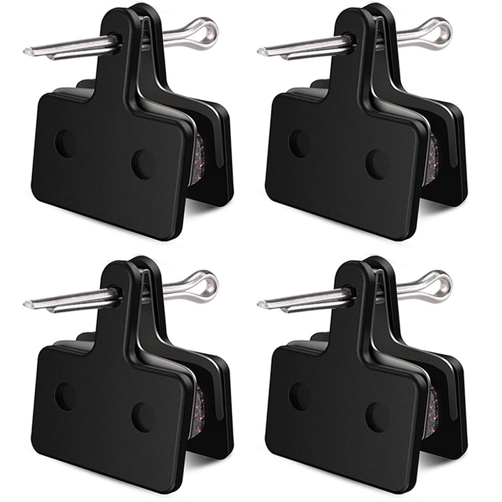 Комплект от 8 спирачни накладки за велосипеди, полуметални, против износване, висока производителност, чувствителни спирачки, без шум, бързо разсейване на топлината, дълъг живот, 01B