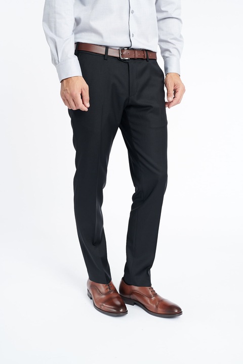 Pantaloni clasici AMADEO, negru, Negru
