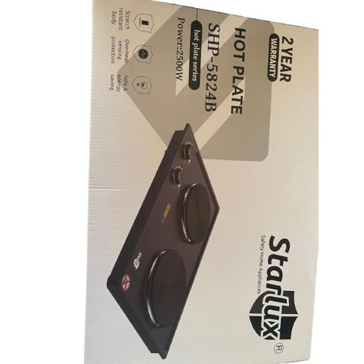 Starlux 2 égős elektromos főzőlap
