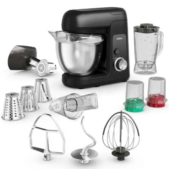 Robot de bucatarie TEFAL Gourmet QB525838, vas 4.6l, blender 1.25l