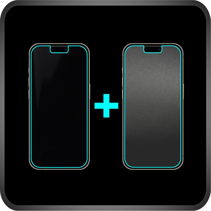 Комплект от 2X Folie24 протектори за екран, за OnePlus 13, 1X Ultra-Clear + 1X Matte, подходящо за калъф покритие (съвместимо с калъфа), залепващо, гъвкаво със саморегенериране