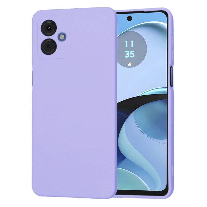 Motorola Moto G14, Cipsir Protect, SoftFlex, I39, szilikon, világos szilva lila védőtok