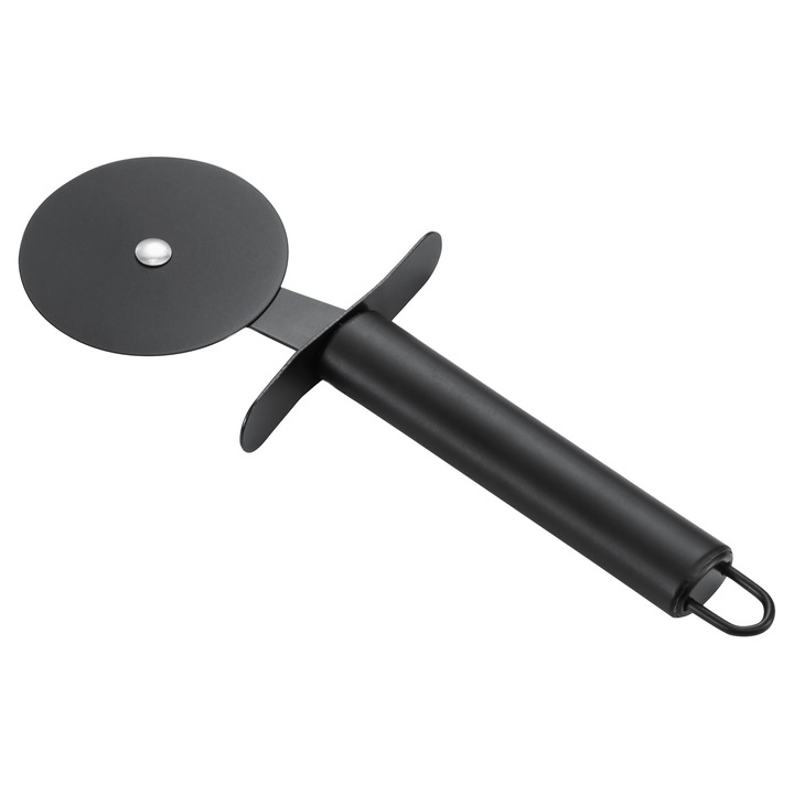 Feliator pizza Allesken, otel inoxidabil, negru, 20x6.5cm